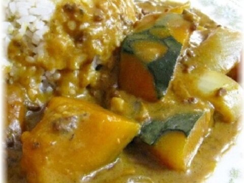 フライパンで簡単”パンプキンカレー”